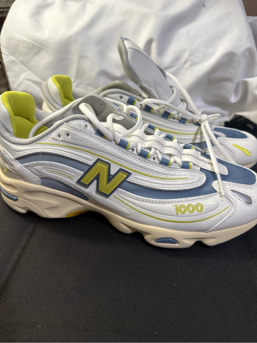 New Balance 1000 'Unisex Sea Salt Heron Blue' M/Size 13 W/Size 14